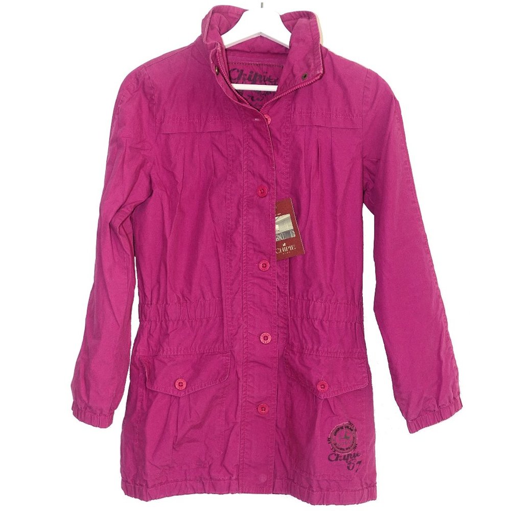 French Designer Chipie Girls Pink parka size 12
